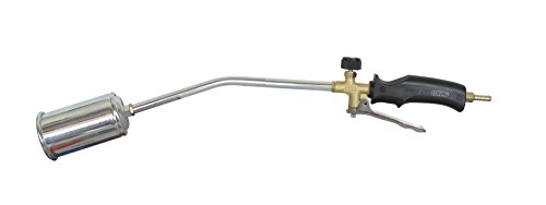 AUSONIA - 48806 GAS-SCHWEISSBRENNER GASBRENNER OHNE HEBEL, LÄNGE 58 CM MIT EINEM DURCHMESSER VON 60 MM, STAB UND BRENNER VERZINKT, KUNSTSTOFFGRIFF, MIT FLUSSREGELUNG von AUSONIA