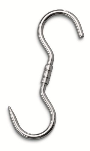 AUSONIA - 58345 FLEISCHERHAKEN MIT GELENK 240 X 10 AUS EDELSTAHL von AUSONIA