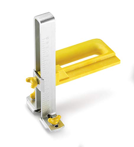 AUSONIA - 59001 STREIFENSCHNEIDER PLATTENSCHNEIDER FÜR GIPSKARTON 17 CM MIT HOLZGRIFF, REGULIERBARE SCHNITTLÄNGE VON 2 BIS 12 CM von AUSONIA