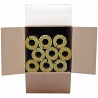 Austroflex - 6m Steinwolle Rohrschale alukaschiert 57mm x 40 mm Isolierung von AUSTROFLEX