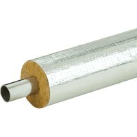 Steinwolle Rohrschale alukaschiert 15x23 mm 100% EnEV Rohrisolierung - Austroflex von AUSTROFLEX