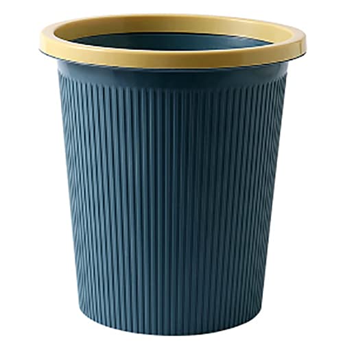 AUSUKY Kunststoff-Mülleimer ohne Deckel für Hotelküche (dunkelblau, groß) von AUSUKY