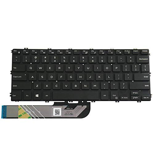 AUTENS US-Tastatur für Dell Inspiron 5480 5481 5482 5485 5488 5491 5580 5582 5585 5591 7386 7580 7586 / Vostro 5481 5581 Laptop ohne Rahmen (Hintergrundbeleuchtung) von AUTENS