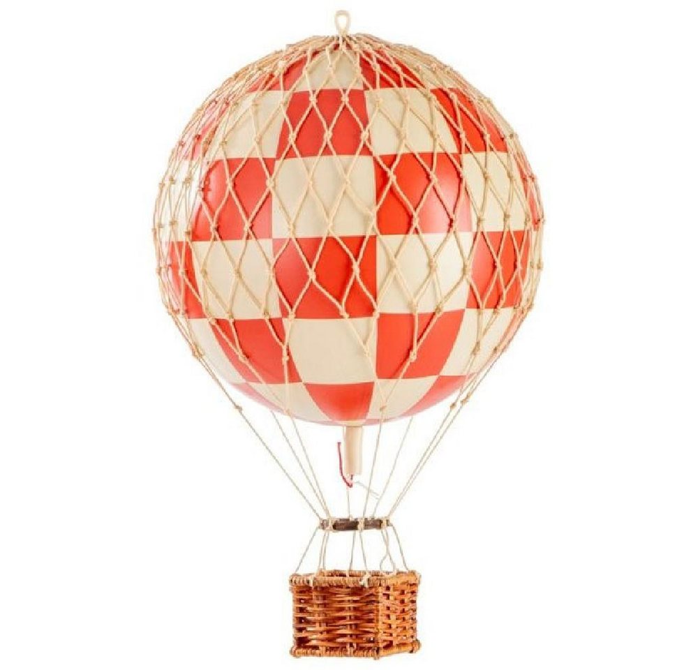 AUTHENTIC MODELS Dekofigur Ballon Travels Light Check Rot (18cm) von AUTHENTIC MODELS