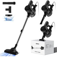 Authmic - Leistungsstarker 600W Bodenstaubsauger ohne Beutel, 3-in-1 Kabelstaubsauger mit 5 m Kabel, Anti-Milben Staubsauger mit hepa H13 Filter von AUTHMIC