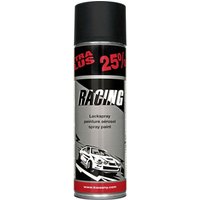 Auto-k - Racing Lackspray Kfz Sprühlack Autolack schwarz matt 500 ml Sprühdose von AUTO-K