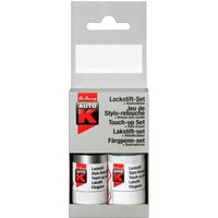 Lackstift vw Audi reflexsilber metallic LA7 w 2 x 9 ml mit Klarlack Lack - Auto-k von AUTO-K