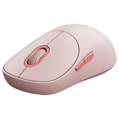 AUTO LABEL. FIRST CLASS DRIVER ACCESSORIES Xiaomi Wireless Mouse 3, kabellose PC-Maus mit Bluetooth-Verbindung, optische Gaming-Maus in Rosa, ergonomische PC-Maus mit präzisem Sensor von AUTO LABEL. FIRST CLASS DRIVER ACCESSORIES