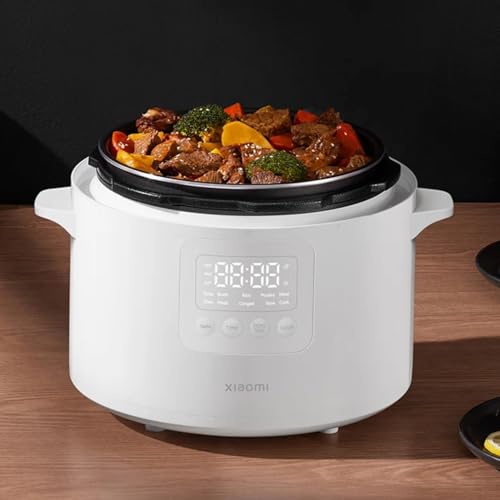 Xiaomi Elektrischer Schnellkochtopf, 4,5 l, mit 9 Kochmodi, LED-Touchscreen aus Edelstahl mit Warmhaltefunktion, ideal für schnelle und gesunde Mahlzeiten von AUTO LABEL. FIRST CLASS DRIVER ACCESSORIES