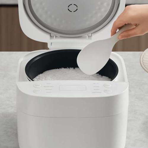 Xiaomi Smart Multifunktionaler Reiskocher, japanischer elektrischer Reiskocher, 3 l, weiß, 8-in-1-Reiskocher mit 24-Stunden-Timer, inklusive Löffel und Messbecher von AUTO LABEL. FIRST CLASS DRIVER ACCESSORIES