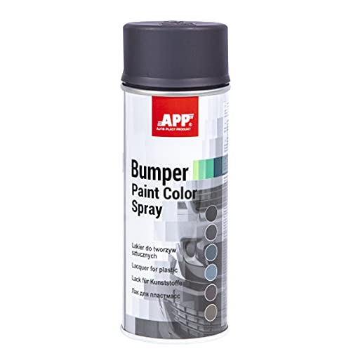 1K Strukturlack für Kunststoffe Spray NL 400ml dunkel anthrazit APP von AUTO-PLAST PRODUKT