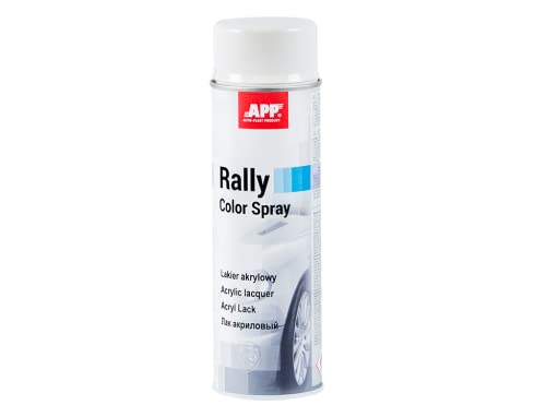 APP Rally Color Spray - Sprühlack weiß glänzend | Acrylfarbe weiß im Spray | Sprühfarbe weiß für alle Oberflächen mit hoher Deckkraft | Schnell trocknend | Glänzend Weiß | 500 ml APP Rally Color Spray - Sprühlack weiß glänzend | Acrylfarbe weiß im Spray | Sprühfarbe weiß für alle Oberflächen mit hoher Deckkraft | Schnell trocknend | Glänzend Weiß | 500 ml von AUTO-PLAST PRODUKT