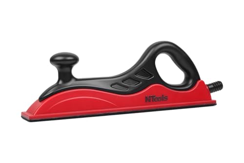 NTools SPO - Handschleifer mit Absaugung und Klett, 400 x 70 mm | Schleifklotz mit Absaugung | Staubfreies Schleifen: Sauglochsystem und verstellbarer Schlauchanschluss von AUTO-PLAST PRODUKT