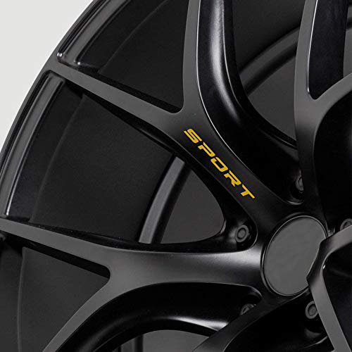 AUTODOMY Sport Rückspiegel Aufkleber Auto Tuning Racing Stripes Räder 6 Stück | Felgen Aufkleber für Auto oder Motorrad | Aufkleber Racing Gold 10x0,8 cm AUTODOMY Sport Rückspiegel Aufkleber Auto Tuning Racing Stripes Räder 6 Stück | Felgen Aufkleber für Auto oder Motorrad | Aufkleber Racing Gold 10x0,8 cm von AUTODOMY