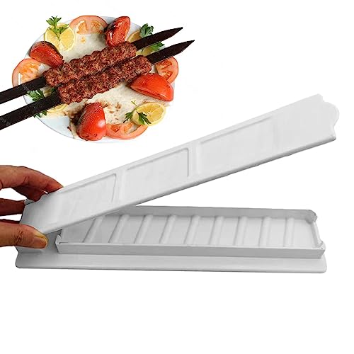 Kebab-Maker Und Kabob-Spieße, Grill-Kebab-Maker Mit Spießen Und Pressform 11 Zoll Lang, Kebab-Presse, Spieße-Kebab-Maker-Grill, Einfach Zu Bedienende Und Zu Reinigende Grillgeräte Für Das Grillen In von AUTOECHO