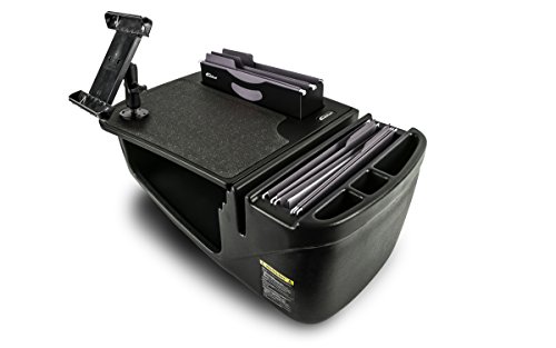 AutoExec AUE27004 Efficiency FileMaster Auto-Schreibtisch, schwarze Oberfläche, mit Tablet-Halterung von AUTOEXEC