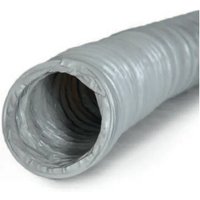 Flexibler PVC-Schlauch grau für Belüftung, Durchmesser 150mm, Länge 6m von AUTOGYRE
