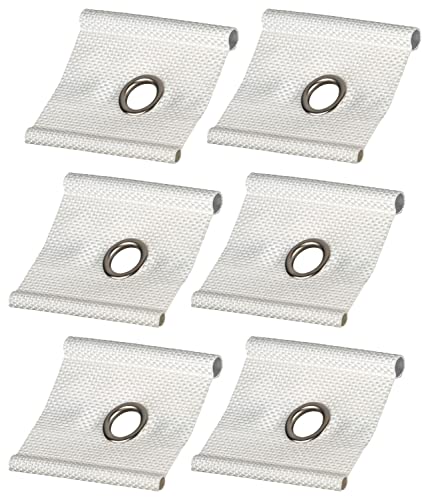 6 x Kederöse für Kederschiene 5/6mm - 7/8mm Set Kederband Vorzeltkeder Markisenhaken Vorzelt Camping Wohnwagen Weiß rechteckig 6 x Kederöse für Kederschiene 5/6mm - 7/8mm Set Kederband Vorzeltkeder Markisenhaken Vorzelt Camping Wohnwagen Weiß rechteckig von AUTOLIGHT 24