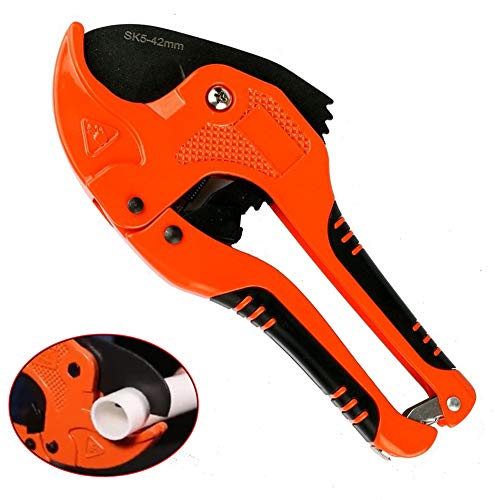 PVC-Rohrschneider für Rohre Kunststoffrohrschere Schlauchschneider Rohrschere Rohrschneiderfür Kunststoffrohre rohr PVC von 42 mm von AUTOOL