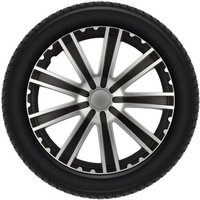 Autostyle - Radkappen-Satz - 16 Zoll - Toro - Schwarz-Silber von AUTOSTYLE