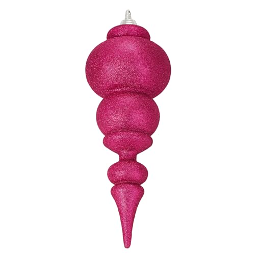 Hängelampe Byzantinisch Pailletten – Farbe Fuchsia – Höhe 38 cm von AUTOUR DE MINUIT