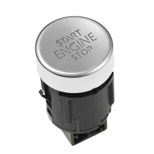 AUTOXBERT Auto-Motor-Start-Stopp-Druckknopfschalter, rund, 5N0959839, für VW Golf Tiguan 2008–2018, Sharan 2011–2021, Seat Alhambra, Auto-Ersatzteile von AUTOXBERT