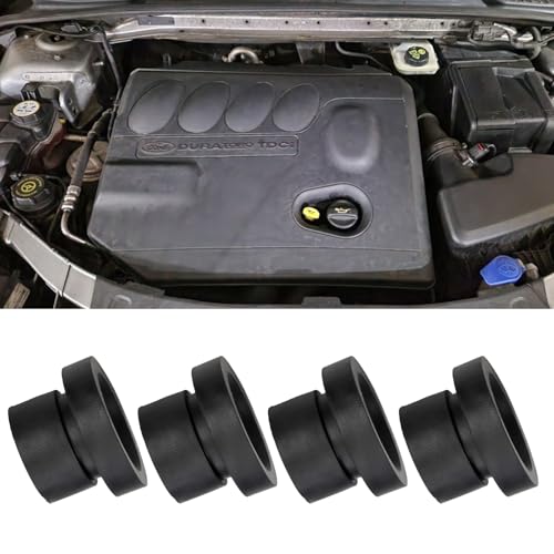 4 Stück Motordeckeldichtung Gummipuffer Stop Stoßstange Tülle Gummi Montagegummi für Ford Focus C-Max S-max Peugeot 407 1555641 von AUTOXBERT