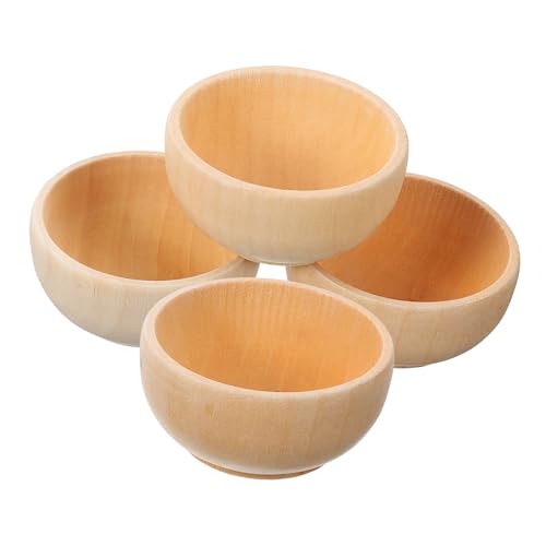 AUTSUPPL 1 Satz Teiliges Set Kleine Holzschalen Diy Unbehandeltem Holz Für Kreative Bastelprojekte Für Fantasie Und Geschicklichkeit Zu Fördern 4 Stück AUTSUPPL 1 Satz Teiliges Set Kleine Holzschalen Diy Unbehandeltem Holz Für Kreative Bastelprojekte Für Fantasie Und Geschicklichkeit Zu Fördern 4 Stück von AUTSUPPL