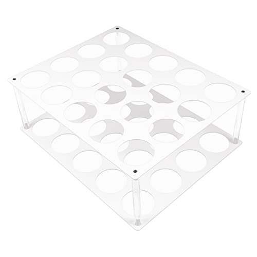 AUTSUPPL 1 Set Acryl-Vinyl-aufbewahrungsregal 20 Taschen Bastelraum-Organizer Vinyl-rollenhalter Ständer Für Bastelbedarf von AUTSUPPL