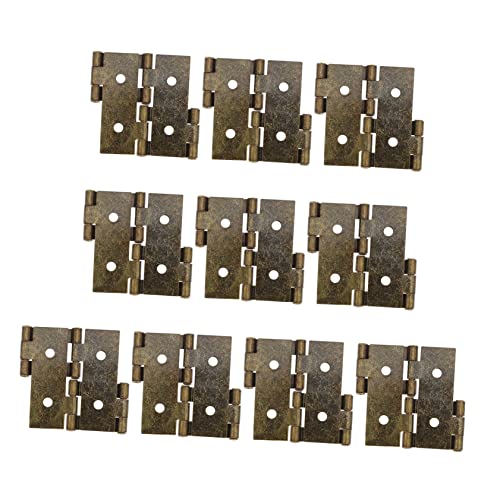 AUTSUPPL 10 Stück Faltbare Scharniere Retro Stil Eisen Möbel Scharniere Doppelseitige Türscharniere für Möbel Türen und Raumteiler Korrosionsbeständig und Langlebig Antikrot AUTSUPPL 10 Stück Faltbare Scharniere Retro Stil Eisen Möbel Scharniere Doppelseitige Türscharniere für Möbel Türen und Raumteiler Korrosionsbeständig und Langlebig Antikrot von AUTSUPPL