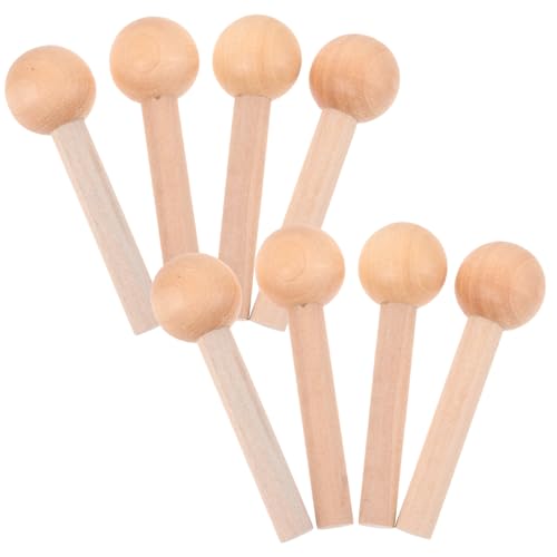 AUTSUPPL 10 Stück Holzrundstäbe mit Kugelkopf aus Buchenholz Glatte Oberfläche Stabiles Zubehör für Lochplatten und DIY Bastelprojekte AUTSUPPL 10 Stück Holzrundstäbe mit Kugelkopf aus Buchenholz Glatte Oberfläche Stabiles Zubehör für Lochplatten und DIY Bastelprojekte von AUTSUPPL