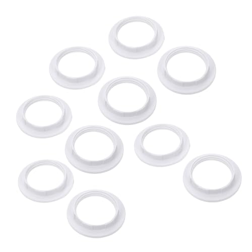 AUTSUPPL 10 Stück Lampenfassung Fixator Ring Weiß Kunststoff Licht Halterung Gewinde Fassung Deckenhalterung Lampenhalterung Einfache Installation Langlebig AUTSUPPL 10 Stück Lampenfassung Fixator Ring Weiß Kunststoff Licht Halterung Gewinde Fassung Deckenhalterung Lampenhalterung Einfache Installation Langlebig von AUTSUPPL