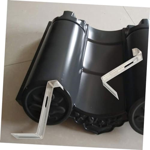 AUTSUPPL 10 Stück Teiliges Dachziegelclips Rostfrei Stabile Befestigungsklammern für Dachziegel Einfache Montage Langlebige Fixierclips für Hausdächer von AUTSUPPL