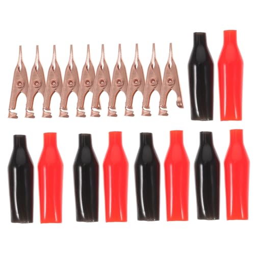 AUTSUPPL 10 Stück Teiliges Kupfer Alligator Clips Krokodilklemmen Metallklemmen für Elektrischen Test DIY Löthilfe Rostfrei Langlebig Starke Klammerkraft Vielseitig für Zufällige Farbe AUTSUPPL 10 Stück Teiliges Kupfer Alligator Clips Krokodilklemmen Metallklemmen für Elektrischen Test DIY Löthilfe Rostfrei Langlebig Starke Klammerkraft Vielseitig für Zufällige Farbe von AUTSUPPL