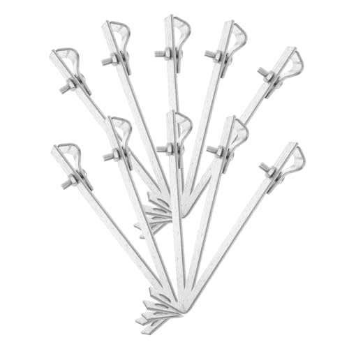 AUTSUPPL 10 Stück Teiliges Verzinktes Erdungsklemmen Schutzclips Korrosionsbeständig Stabile Blitzschutzhalterung für Solarpanels Schnelle Montage Zuverlässiger Kabelschutz AUTSUPPL 10 Stück Teiliges Verzinktes Erdungsklemmen Schutzclips Korrosionsbeständig Stabile Blitzschutzhalterung für Solarpanels Schnelle Montage Zuverlässiger Kabelschutz von AUTSUPPL