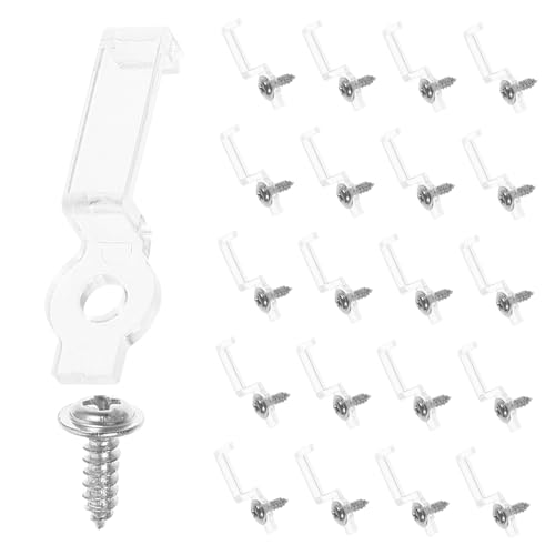 AUTSUPPL 100 Stück LED Lichtleisten Halterung LED Streifen Befestigungsclips mit Schrauben Einseitige Montage Klammern für DIY Beleuchtungszubehör AUTSUPPL 100 Stück LED Lichtleisten Halterung LED Streifen Befestigungsclips mit Schrauben Einseitige Montage Klammern für DIY Beleuchtungszubehör von AUTSUPPL