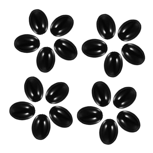 AUTSUPPL 100 Stück Schwarze Kunststoff sicherheitsaugen Oval Flach für Bärenpuppen DIY Bastelmaterial Kuscheltiere Amigurumi Häkeltiere AUTSUPPL 100 Stück Schwarze Kunststoff sicherheitsaugen Oval Flach für Bärenpuppen DIY Bastelmaterial Kuscheltiere Amigurumi Häkeltiere von AUTSUPPL