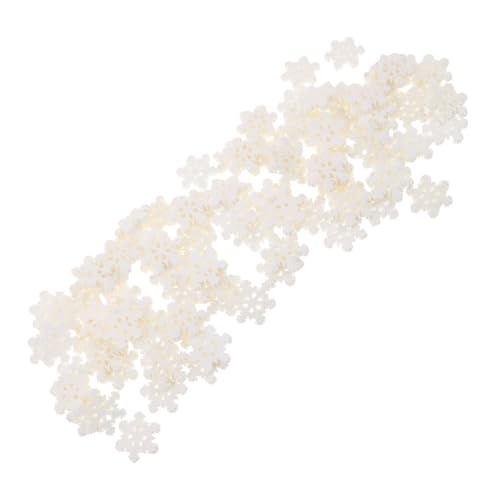 AUTSUPPL 100 Stück Teiliges Weiße Schneeflocken Deko aus Leichtem Harz Glitzernde Mini-Ornamente für DIY Weihnachtsbasteln Vielseitig Einsetzbar für Tisch- Regal Wohnraumdeko AUTSUPPL 100 Stück Teiliges Weiße Schneeflocken Deko aus Leichtem Harz Glitzernde Mini-Ornamente für DIY Weihnachtsbasteln Vielseitig Einsetzbar für Tisch- Regal Wohnraumdeko von AUTSUPPL