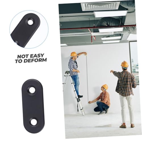 AUTSUPPL 12 Stück Teiliges Edelstahl Flachverbinder Winkelbeschläge Schwarz mit Schrauben Stabile Metallhalterungen für Regalböden Möbelverstärkung und Reparatur Vielseitig für Schrank AUTSUPPL 12 Stück Teiliges Edelstahl Flachverbinder Winkelbeschläge Schwarz mit Schrauben Stabile Metallhalterungen für Regalböden Möbelverstärkung und Reparatur Vielseitig für Schrank von AUTSUPPL