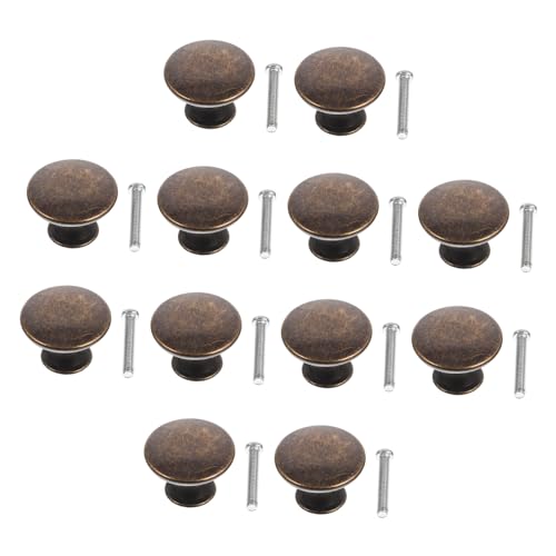 AUTSUPPL 12 Stück Teiliges Runde Metallmöbelgriffe Schrankknöpfe Vintage Stil Langlebige Schrankgriffe für Kommode Schublade Kleiderschrank Küchenmöbel Gebürstete Oberfläche AUTSUPPL 12 Stück Teiliges Runde Metallmöbelgriffe Schrankknöpfe Vintage Stil Langlebige Schrankgriffe für Kommode Schublade Kleiderschrank Küchenmöbel Gebürstete Oberfläche von AUTSUPPL