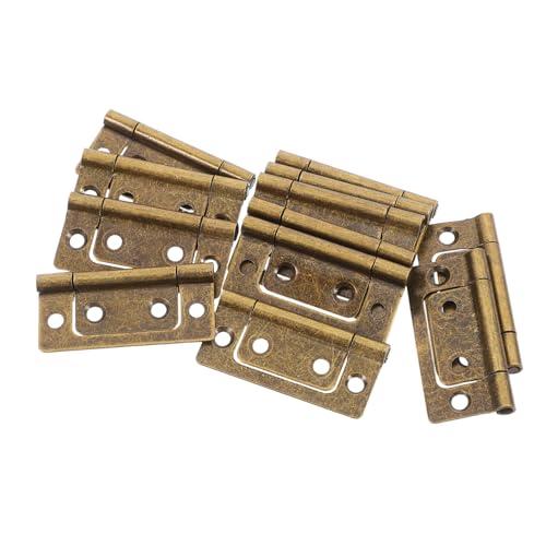 AUTSUPPL 12 Stück Teiliges Vintage Türscharnier aus Dickem Antikem Bronze eisen Robustes Bifold Möbel Fensterscharnier Verschleißfest Stabile Mutter junge Mädchen konstruktion Vielseitig von AUTSUPPL