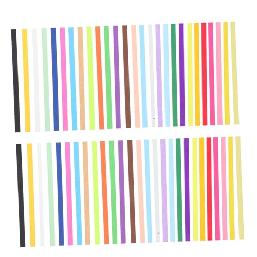 AUTSUPPL 1560 Stück Doppelseitige Origami Stern Streifen Bunte Kleine Papiersterne für DIY Basteln Hausdekoration Fotorequisiten Vielseitig für Kreative Sternkunst von AUTSUPPL