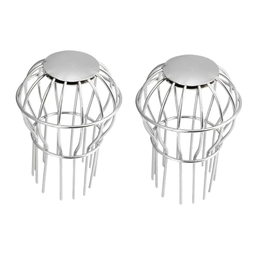 AUTSUPPL 2 Dachrinnenfilter aus Edelstahl Robustes Dachrinnen Sieb zur Laub und Schmutzabwehr Dachablauf Schutz für Balkon Terrasse und Garten Langlebiger Dachrinnen Laubschutz von AUTSUPPL