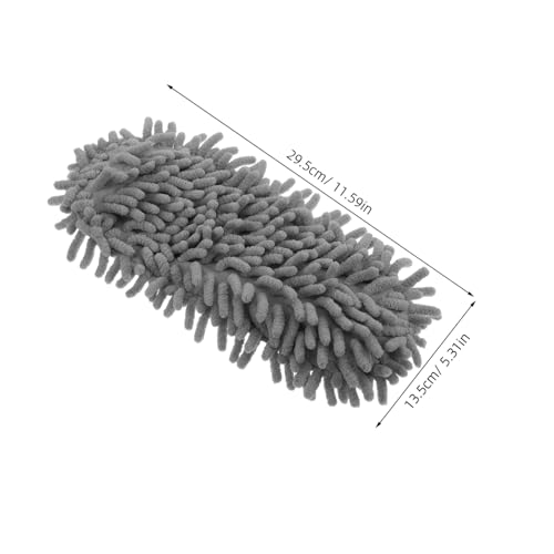 AUTSUPPL 2 Stück Chenille Staubslipper Waschbar Rutschfest Weiche Mop schuhe für Bodenreinigung Hausschuhe Staubaufnahme Reinigungsschuhe Geeignet AUTSUPPL 2 Stück Chenille Staubslipper Waschbar Rutschfest Weiche Mop schuhe für Bodenreinigung Hausschuhe Staubaufnahme Reinigungsschuhe Geeignet von AUTSUPPL