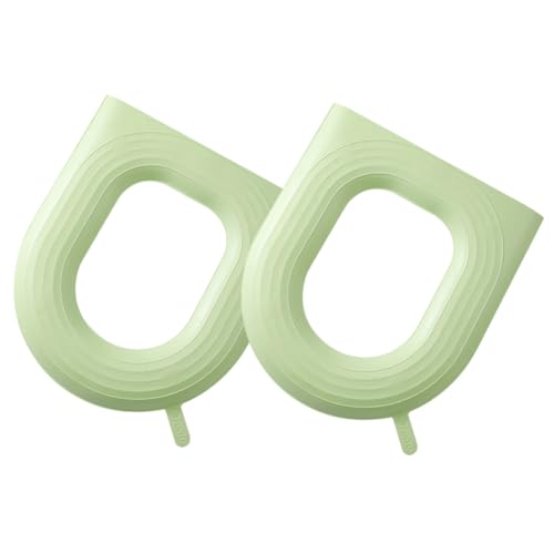 AUTSUPPL 2 Stück EVA Toilettensitzpolster Rutschfest Weicher Dicker Toilettenkissenbezug Waschbare Tragbare Wc Sitzauflage für Haushalt und Reisen Grün AUTSUPPL 2 Stück EVA Toilettensitzpolster Rutschfest Weicher Dicker Toilettenkissenbezug Waschbare Tragbare Wc Sitzauflage für Haushalt und Reisen Grün von AUTSUPPL