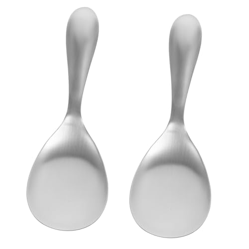 AUTSUPPL 2 Stück Edelstahl Reislöffel Hitzebeständig Antihaftbeschichtet Großer Servierlöffel Glatte Oberfläche Langlebig Einfach zu Reinigen Küchenutensil für Reis und Kochen AUTSUPPL 2 Stück Edelstahl Reislöffel Hitzebeständig Antihaftbeschichtet Großer Servierlöffel Glatte Oberfläche Langlebig Einfach zu Reinigen Küchenutensil für Reis und Kochen von AUTSUPPL