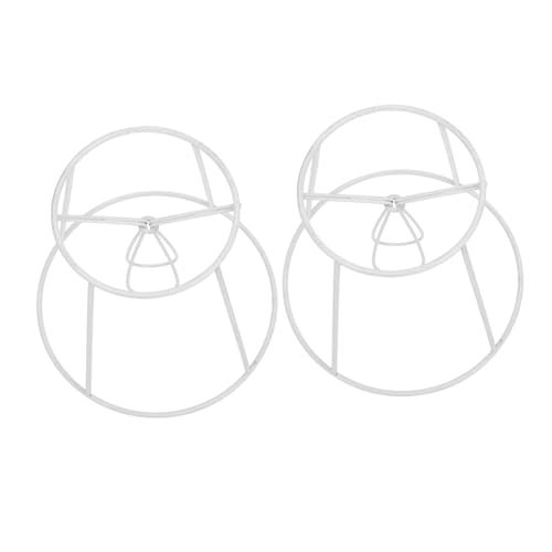 AUTSUPPL 2 Stück Lampenschirm Halter aus Robustem Eisen DIY Lampenschirm Gestell für Kronleuchter und Tischlampe Stabiles Zubehör für Deckenlampe LED in Weiß AUTSUPPL 2 Stück Lampenschirm Halter aus Robustem Eisen DIY Lampenschirm Gestell für Kronleuchter und Tischlampe Stabiles Zubehör für Deckenlampe LED in Weiß von AUTSUPPL