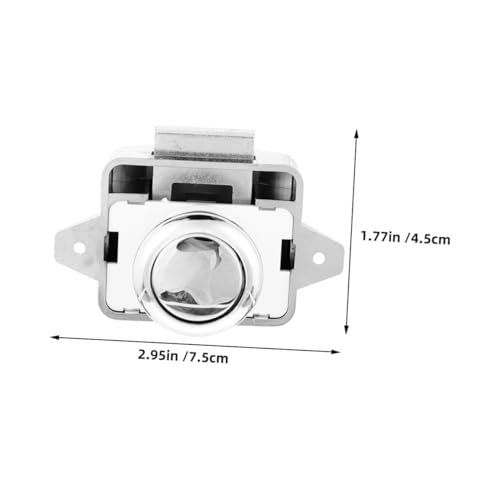 AUTSUPPL 2 Stück Metall Drucktastenschloss Push Button Schrankverschluss Wetterfestes Rv Schloss Kompakt Einfach zu Montieren für Wohnmobile Boote und Camper AUTSUPPL 2 Stück Metall Drucktastenschloss Push Button Schrankverschluss Wetterfestes Rv Schloss Kompakt Einfach zu Montieren für Wohnmobile Boote und Camper von AUTSUPPL