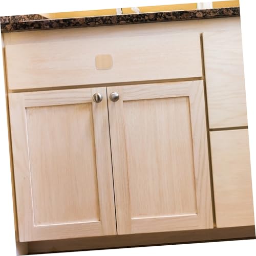 AUTSUPPL 2 Stück Möbelgriffe aus Massivem Messing Goldene Quadratische Schrankgriffe Einfache und Langlebige Möbelknöpfe für Kleiderschränke Modernes Nordic Design Praktische Türgriffe von AUTSUPPL