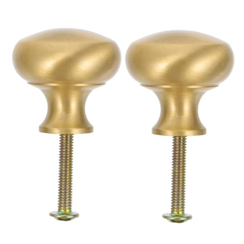 AUTSUPPL 2 Stück Nordischer Möbelgriff aus Reinem Kupfer Großer Kommodengriff Gebürstet Langlebig Geeignet für Schranktüren und Kleiderschränke von AUTSUPPL